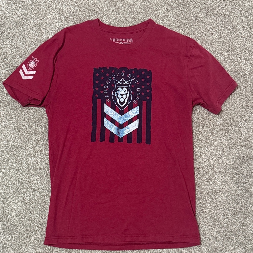 Maroon Graphic Tee